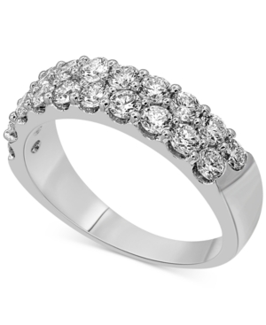 image of Diamond Double Row Band (1-1/2 ct. t.w.) in 14k White Gold