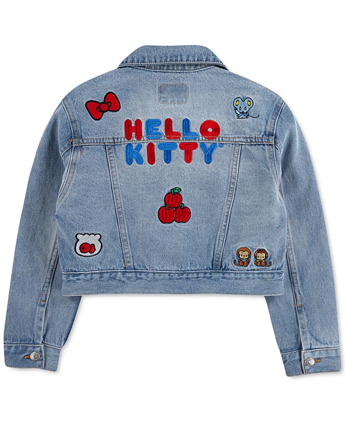 Levi's x Hello Kitty Toddler Girls Cropped Denim Jacket & Reviews - Coats &  Jackets - Kids - Macy's