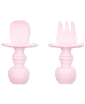 Bumkins Silicone Chewtensils In Pink
