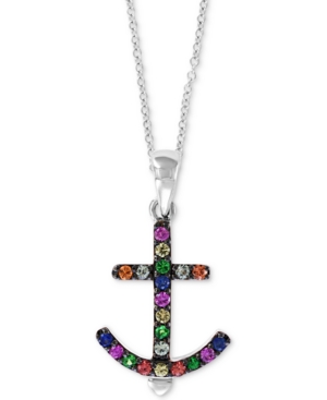 image of Effy Multi-Gemstone (1/5 ct. t.w.) Anchor 18