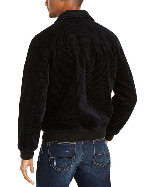 Sun + Stone Men's Hazel Cord Bomber Jacket, Created for Macy's