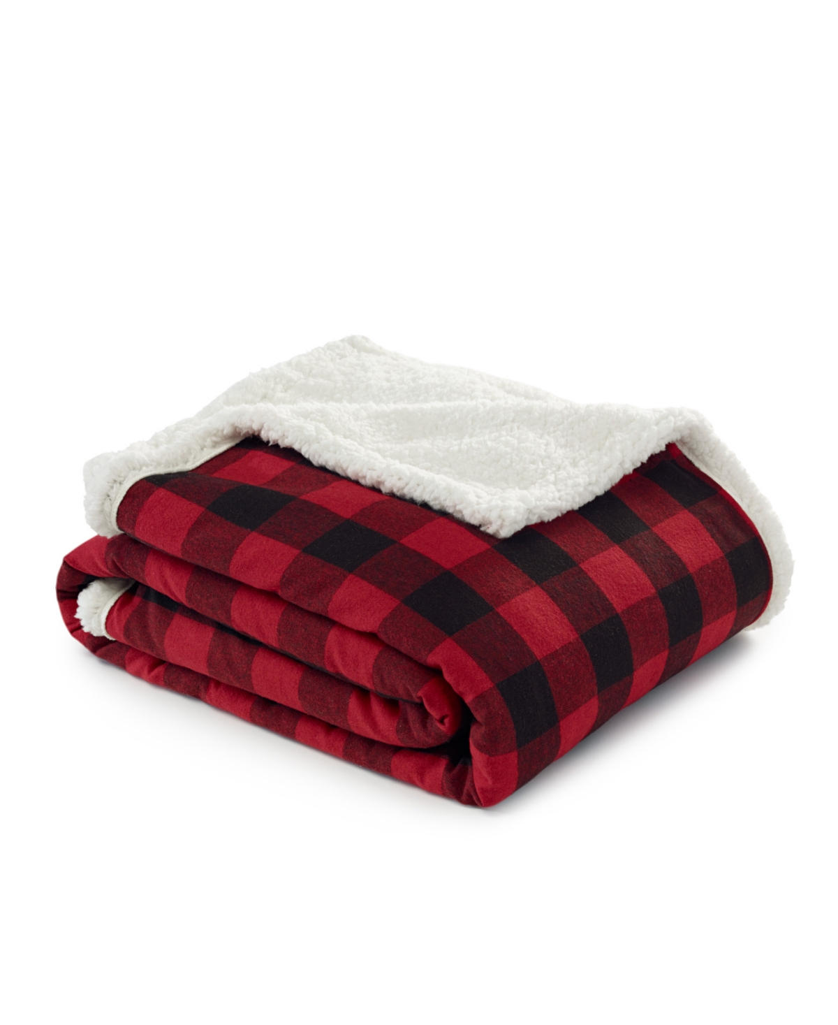 Eddie Bauer Cabin Plaid Cotton Yarn Dyed Flannel Decorative Pillow and Throw Set