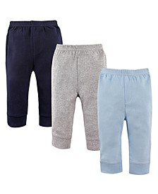 Baby Girl Tapered Ankle Pants 3-Pack