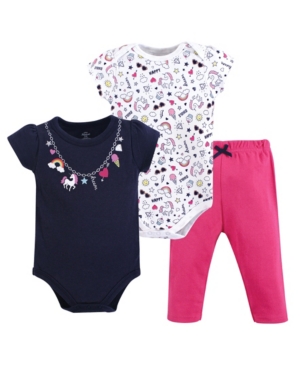 Little Treasure Baby Girl 2-Bodysuit and Pants Set