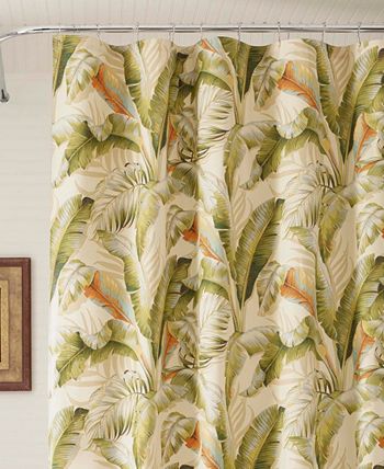 Tommy Bahama Home Palmiers 100 Cotton Long Shower Curtain Macy S