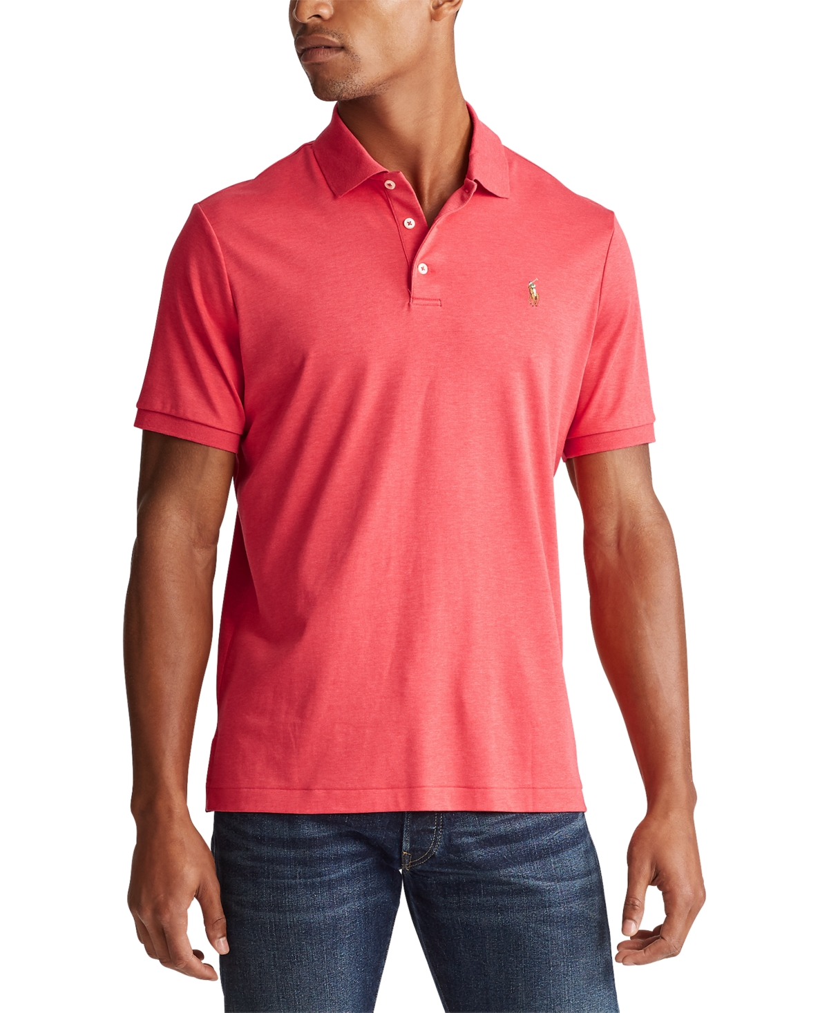 Polo Ralph Lauren Men's Classic Fit Soft Cotton Polo In Red