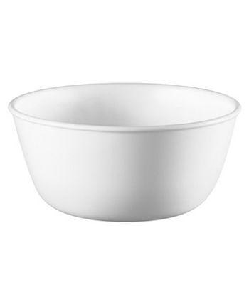 Corelle - Shimmering White Collection Glass 4-Pc. Soup & Cereal Bowls