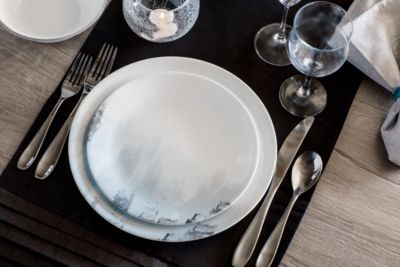 Tranquil Reflections 12 Pc. Dinnerware Set, Service for 4