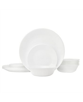 Corelle - White 18-Piece Dinnerware Set