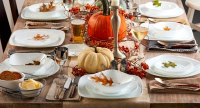 Corelle Vivid White Lunch Plates, Set of 4