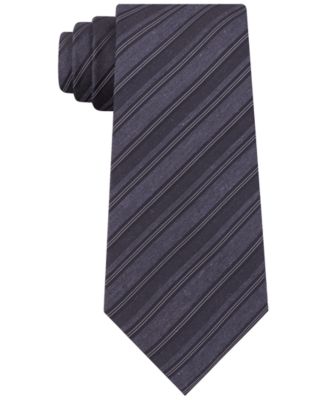 Kenneth Cole Reaction - Men's Stone Slim Stripe Tie
