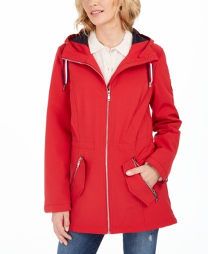 Tommy Hilfiger Hooded Water-Resistant Anorak Jacket