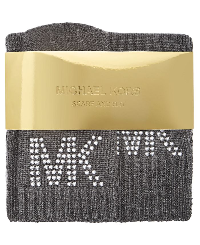 Michael Kors 2pc Scarf & Hat Set Macy's
