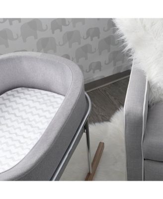 Baby Fitted Waterproof Bassinet Sheet 100% Combed Jersey Cotton