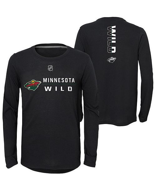 Outerstuff Big Boys Minnesota Wild Deliver Long Sleeve T Shirt Reviews Sports Fan Shop By Lids Men Macy S
