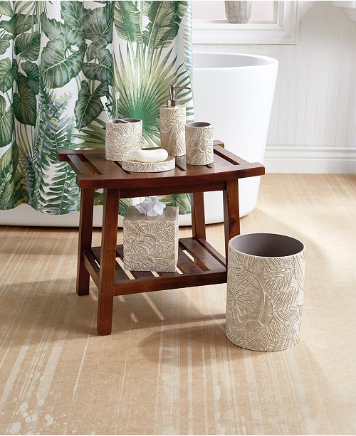 Destinations Palm Wood Bath Accessories Reviews Bathroom Accessories Bed Bath Macy S