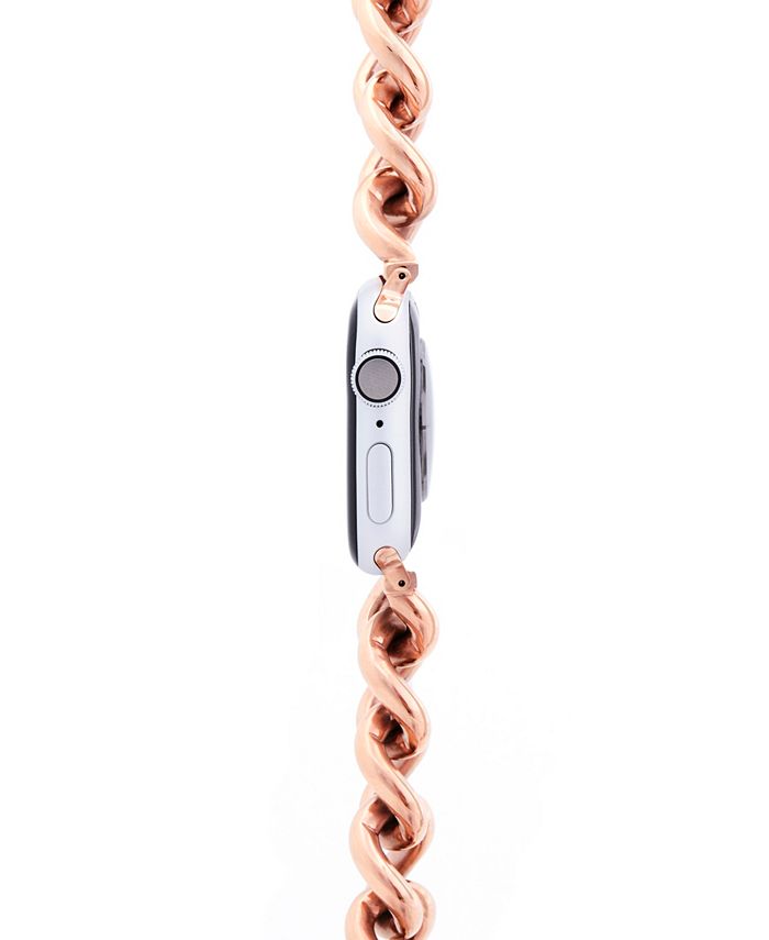 Rebecca minkoff rose gold apple watch band clearance
