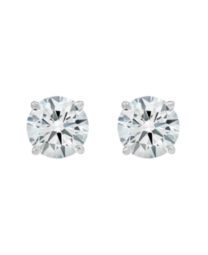 image of 2 ct. t.w. Lab Grown Diamond Studs in 14k White Gold