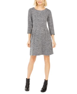 flare sweater dress