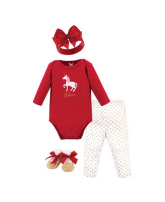 Hudson Baby ® Size 0-6M 8-Piece Grow with Me Clothing Set in Grey/Pink Bed Bath