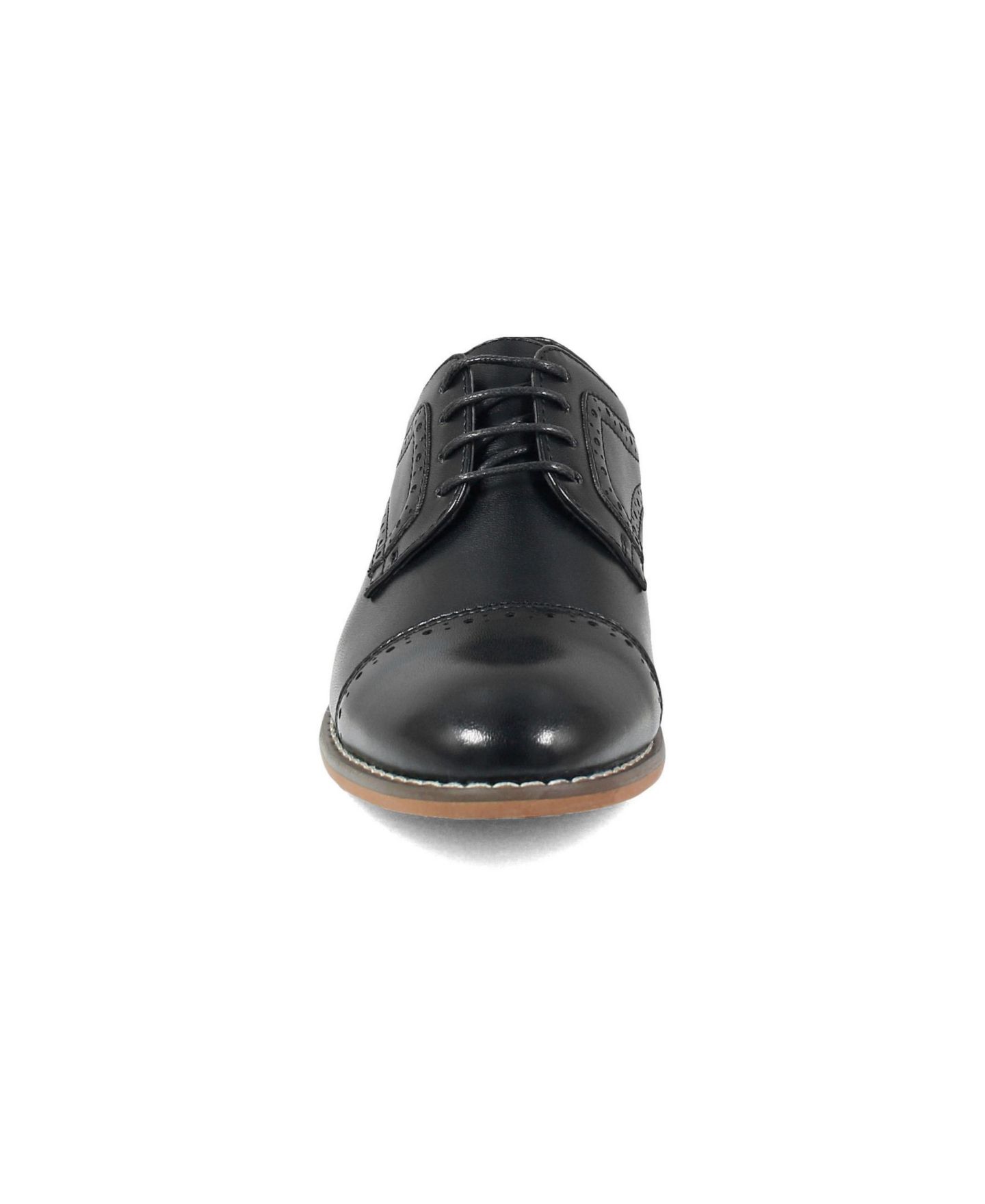 Туфли Stacy Adams Dickinson Cap Toe Oxford Shoe для мальчиков, цвет: Чёрный — фото 2