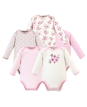 Touched By Nature Baby Girl Bodysuits Set of 5