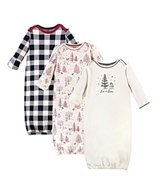 Baby Boy and Girl Gowns, Set of 3