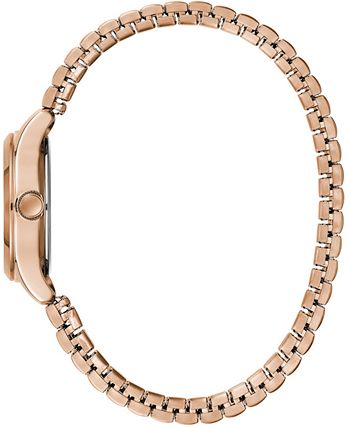 Caravelle - Women's Rose Gold-Tone Stainless Steel Expansion Bracelet Watch 24mm