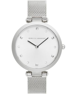 Rebecca Minkoff - Women's Nina Stainless Steel Mesh Bracelet Watch 33mm