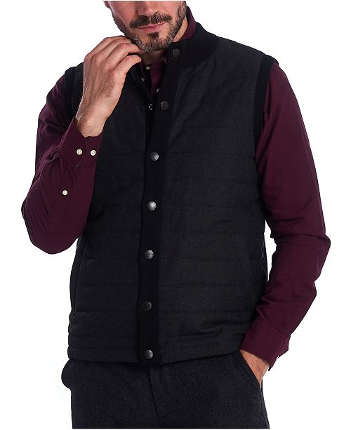 Barbour Men S Slim Fit Blair Knit Gilet Vest Reviews Vests Men