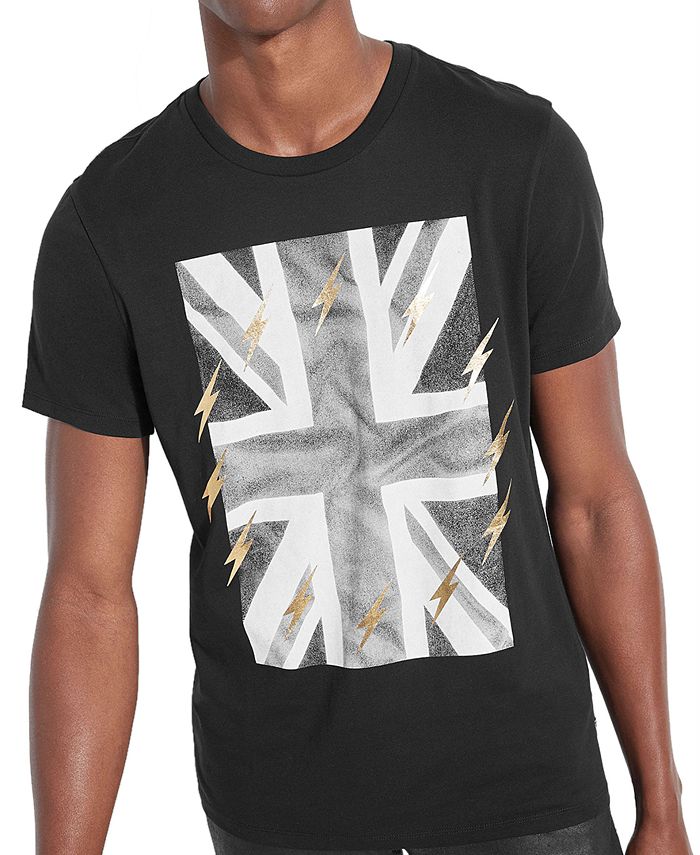 GUESS Men's Union Jack Graphic T-Shirt & Reviews - T-Shirts - Men - Macy's