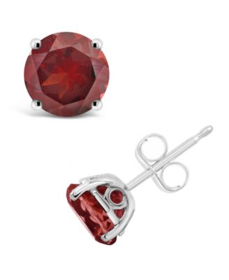 Peridot (1-7/8 ct. t.w.) Stud Earrings in Sterling Silver (Also available in Dark Blue Topaz, Rose Quartz, Amethyst, Citrine, Garnet, and Sky Blue Topaz)