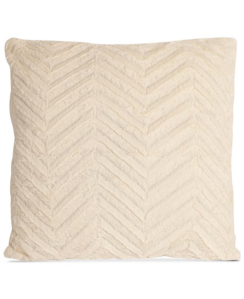 Mystic Apparel La Casa Bella Plush Chevron 18 X 18 Decorative