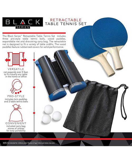 Black Series Retractable Table Top Tennis & Reviews Home Macy's