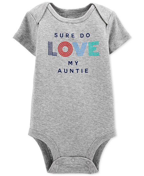 Carter S Baby Boys Cotton Love My Auntie Bodysuit Reviews All