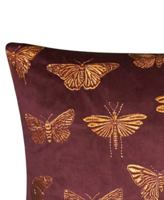 Butterflies Moths Decorative Pillow, 13" x 20"