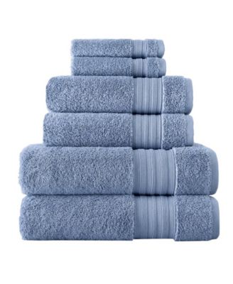 blue bathroom towels