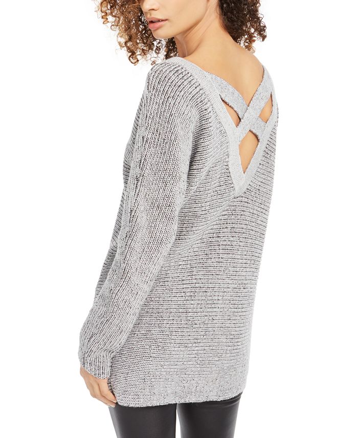 Bar III Crisscross Back Tunic Sweater Created for Macy s Macy s