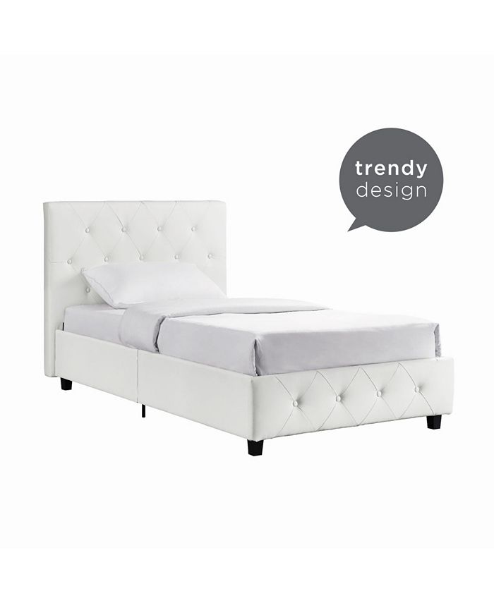 EveryRoom Dana Twin Upholstered Bed Macy