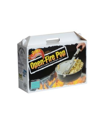 Open Fire Pop Outdoor Popcorn Popper Set