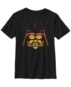 Fifth Sun Star Wars Big Boy's Darth Vader Pumpkin Carving Halloween Short Sleeve T-Shirt
