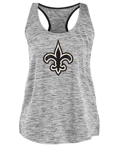 Authentic Nfl Apparel Women S New Orleans Saints Space Dye Tank Reviews Sports Fan Shop By Lids Men Macy S