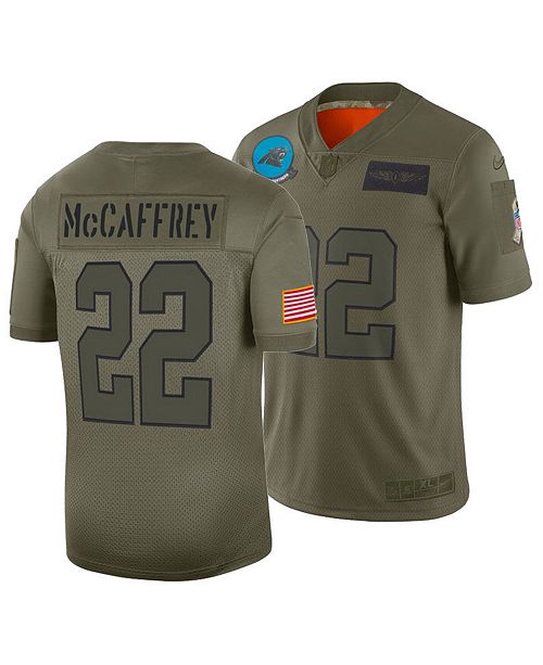 Nike Men S Christian Mccaffrey Carolina Panthers Salute To Service