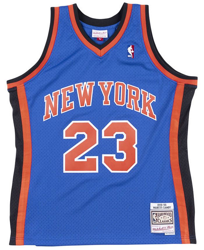 Mitchell & Ness Men's Marcus Camby New York Knicks Hardwood Classic ...