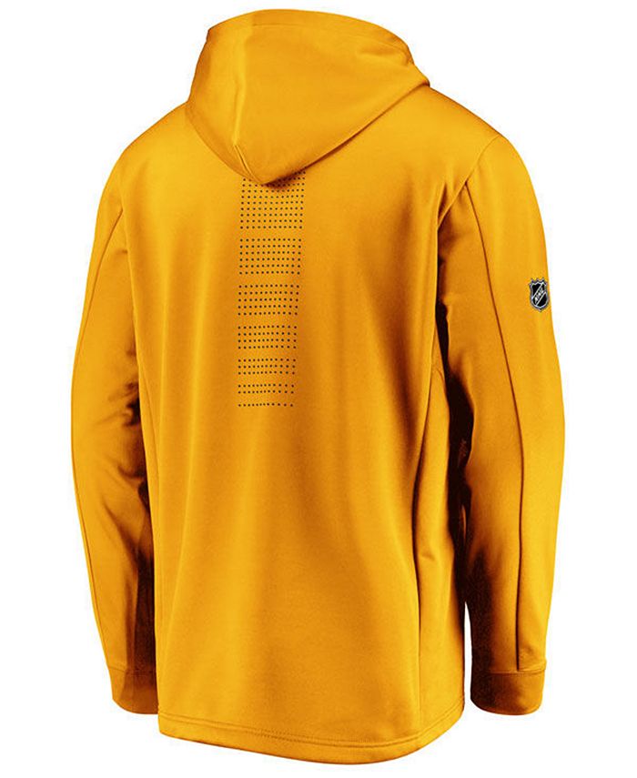 Majestic Men's Nashville Predators Authentic Pro Rinkside Hoodie - Macy's
