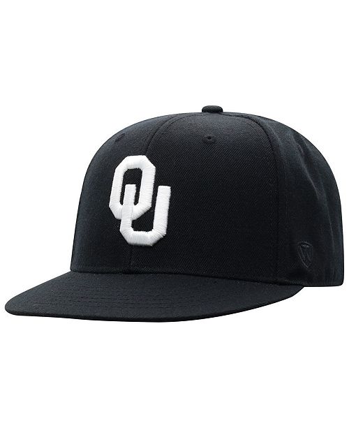 Top Of The World Oklahoma Sooners Black White Core Fitted Cap Reviews Sports Fan Shop By Lids Men Macy S