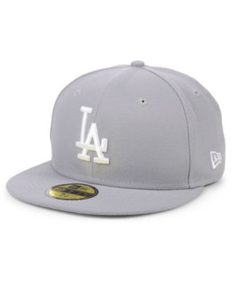 gray dodgers hat