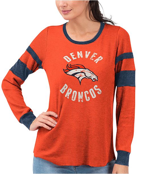 Touch By Alyssa Milano Women S Denver Broncos Stadium Thermal Top