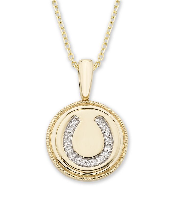 Macy's horseshoe necklace outlet