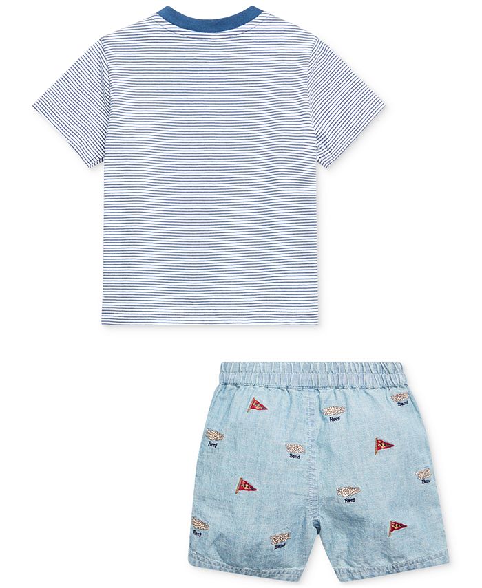 Polo Ralph Lauren Baby Boys Jersey Short Set Macy's
